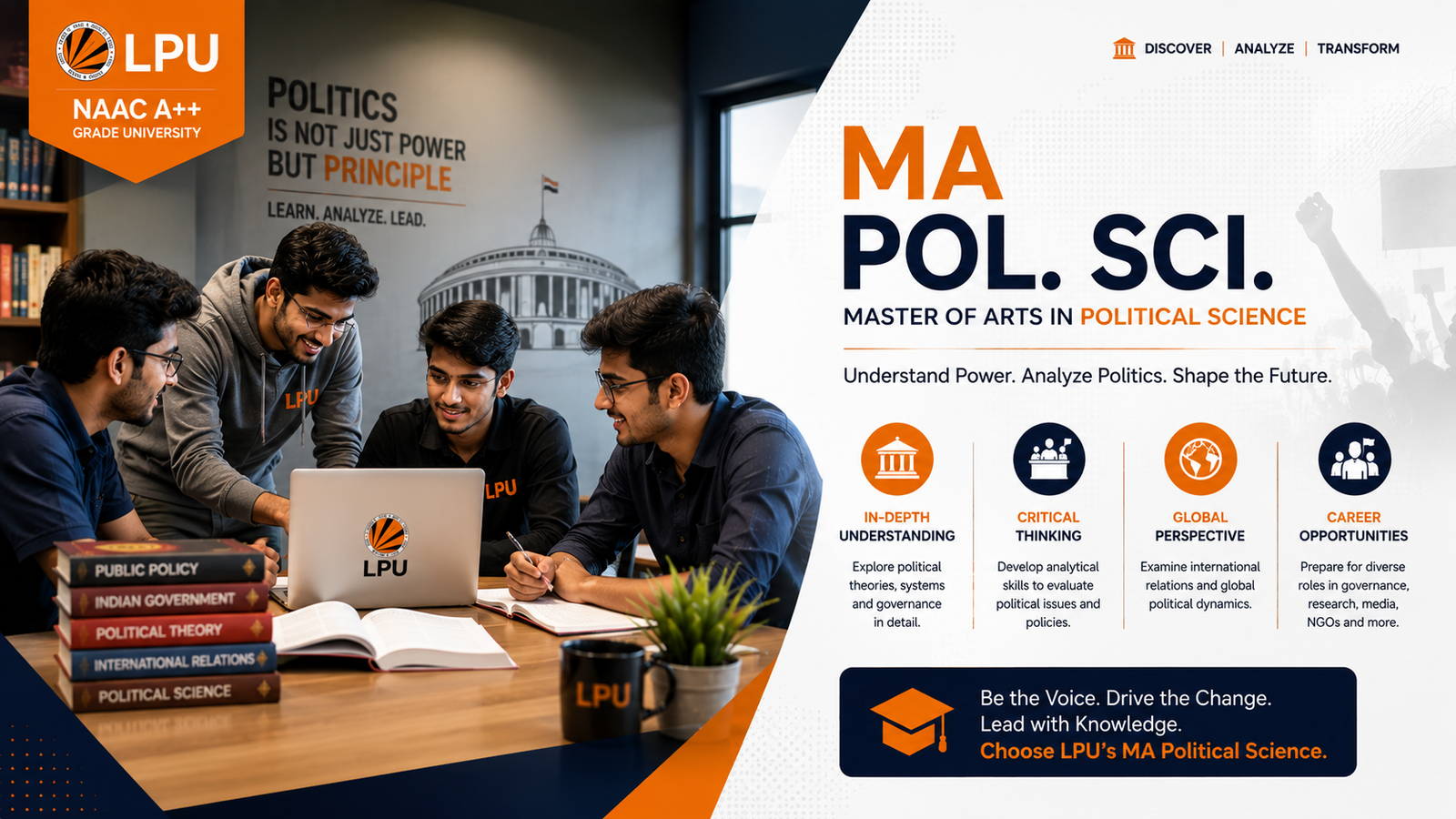 MA Pol. Sci. Distance Education LPU Punjab